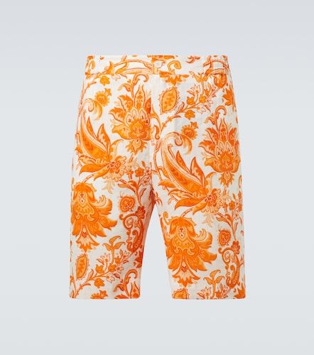 Etro Bermuda imprimé en lin - Etro - Modalova