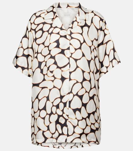 Chemise imprimée en soie - Dries Van Noten - Modalova