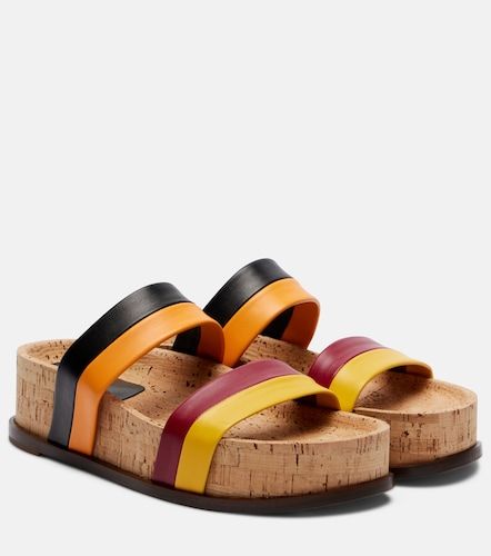 Mules compensées Striker en cuir - Gabriela Hearst - Modalova