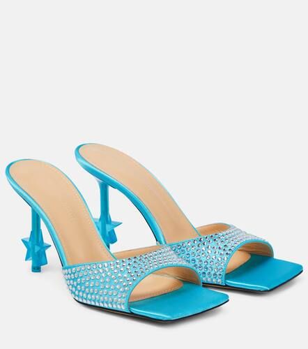 Mules Star en satin à cristaux - Mach & Mach - Modalova
