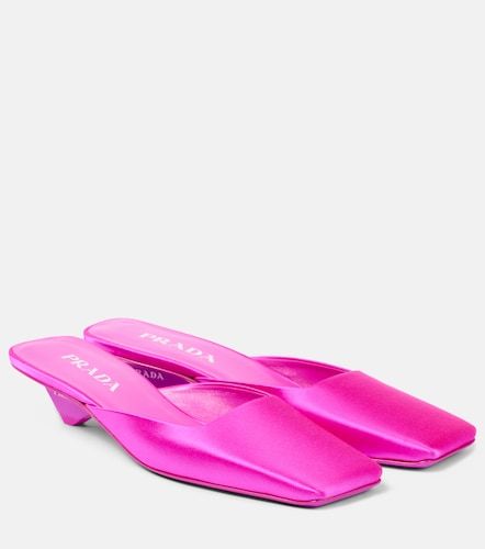 Prada Mules en satin - Prada - Modalova
