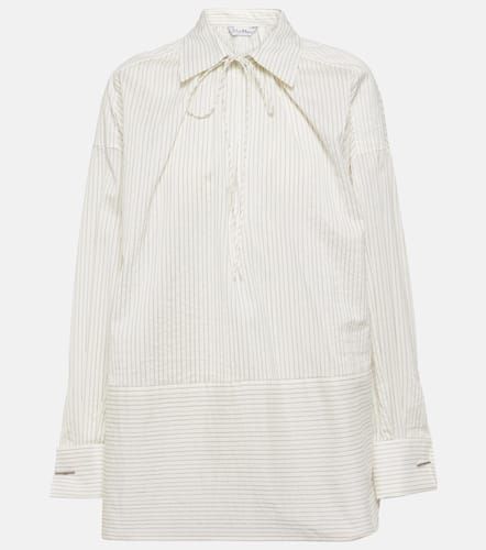 Chemise Saletta rayée en coton et soie - Max Mara - Modalova