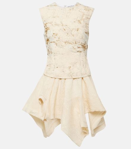 Robe en coton mélangé imprimée - Acne Studios - Modalova