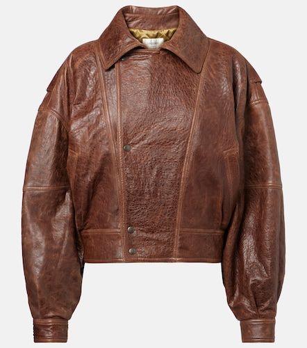 Saint Laurent Veste bomber en cuir - Saint Laurent - Modalova