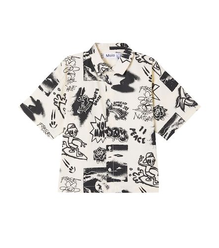 Chemise Richie en coton imprimé - Molo - Modalova