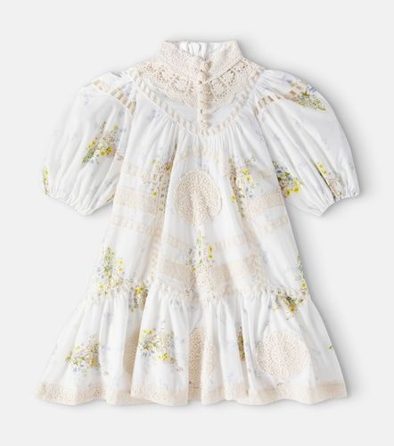 Robe Doily en coton à fleurs - Petite Amalie - Modalova