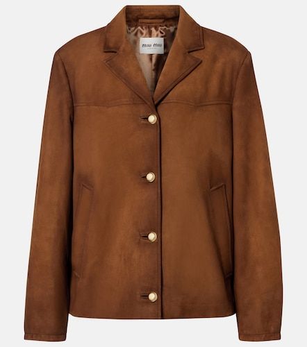 Miu Miu Veste en daim - Miu Miu - Modalova