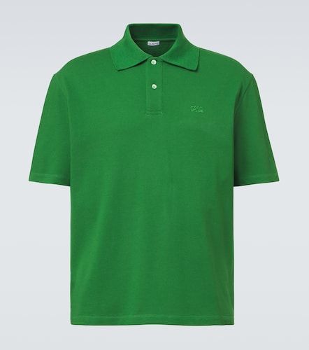 Loewe Polo en coton à logo brodé - Loewe - Modalova