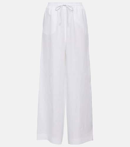 Pantalon ample à taille haute en lin - Loro Piana - Modalova