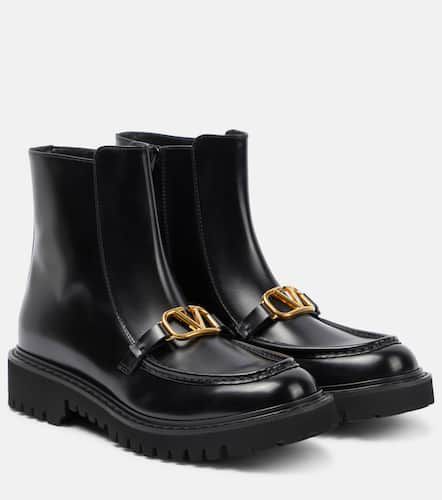 Bottines VLogo en cuir - Valentino Garavani - Modalova