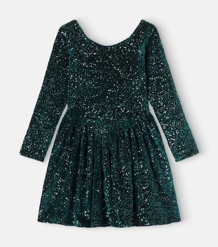 Konges Sløjd Robe Viola en velours à sequins - Konges Slojd - Modalova