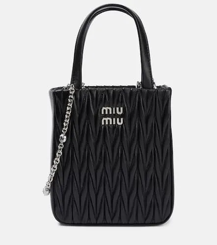 Miu Miu Sac en cuir matelassé - Miu Miu - Modalova