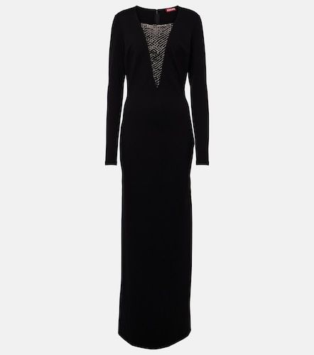 Staud Robe longue Kris en résille - Staud - Modalova