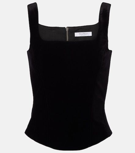 Max Mara Top en velours de coton - Max Mara - Modalova