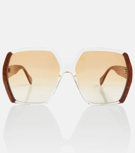 Lunettes de soleil carrées en acétate - Gucci - Modalova