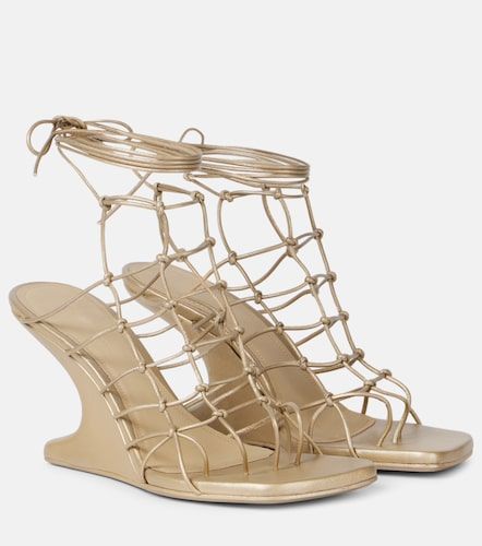 Escarpins compensés Web Cantilever en cuir - Rick Owens - Modalova