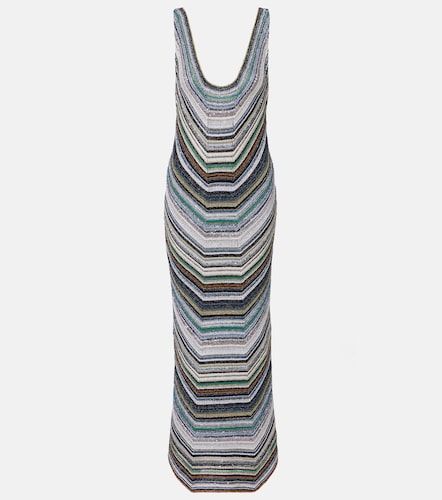 Missoni Robe longue rayée en lamé - Missoni - Modalova