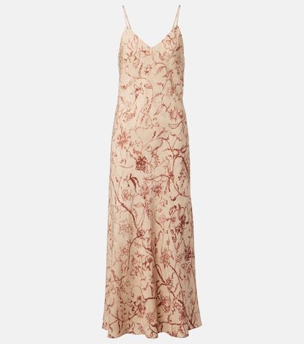 Robe midi Marian en jacquard de soie - Loro Piana - Modalova