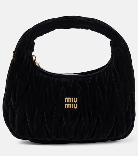 Miu Miu Sac Wander Small en velours - Miu Miu - Modalova