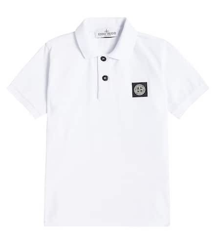 Polo Compass en coton mélangé - Stone Island Junior - Modalova