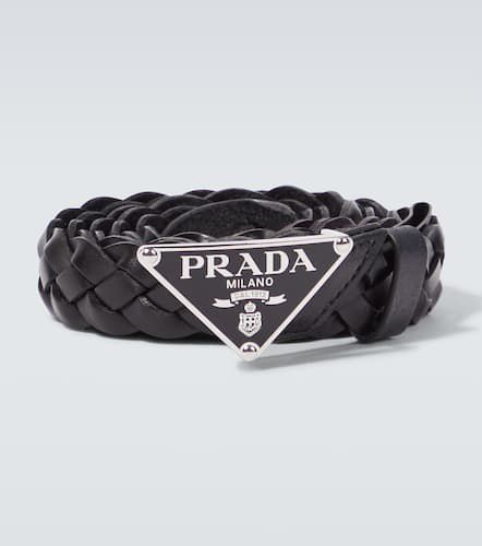 Prada Ceinture en cuir à logo - Prada - Modalova