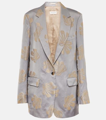 Blazer en jacquard imprimé - Dries Van Noten - Modalova