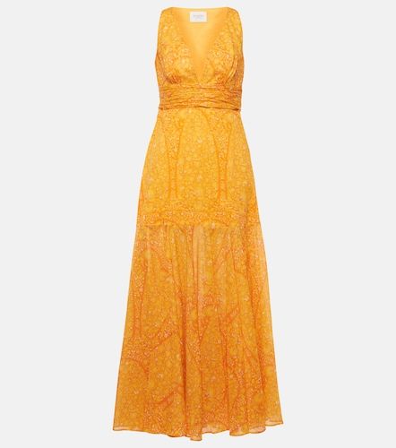 Robe longue en coton imprimé - Giambattista Valli - Modalova