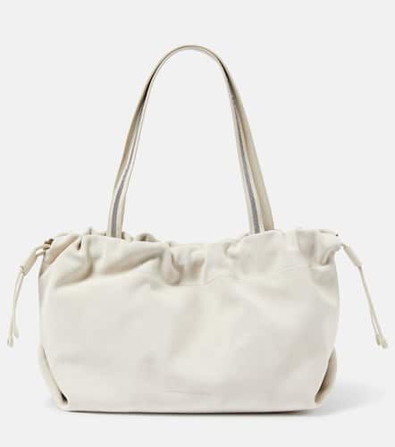 Sac Medium en cuir - Brunello Cucinelli - Modalova