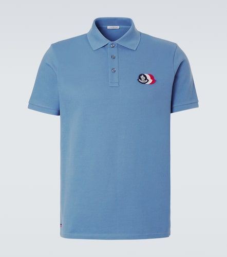 Moncler Polo en coton à logo - Moncler - Modalova