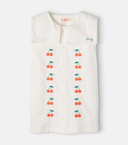 Robe Cherries en sergé de coton - Tinycottons - Modalova