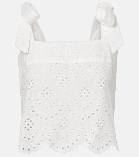 Top Noa en coton à broderies anglaises - Poupette St Barth - Modalova