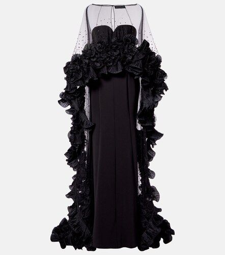 Jenny Packham Robe longue à cape - Jenny Packham - Modalova