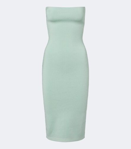 Robe midi bustier Sera en piqué - Jacquemus - Modalova