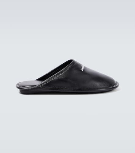 Balenciaga Slippers en cuir à logo - Balenciaga - Modalova