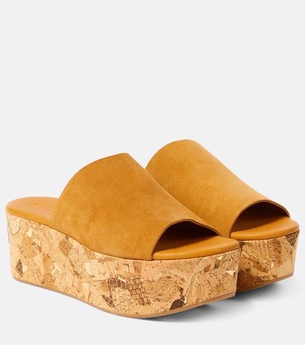 See By Chloé Mules à plateforme Liana 70 en daim - See By Chloe - Modalova