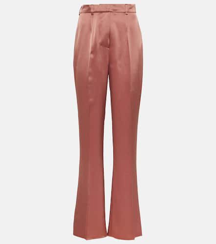 Pantalon droit Leena en satin - Nanushka - Modalova