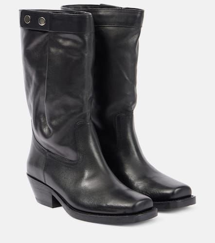 Bottines santiags Ademe en cuir - Isabel Marant - Modalova