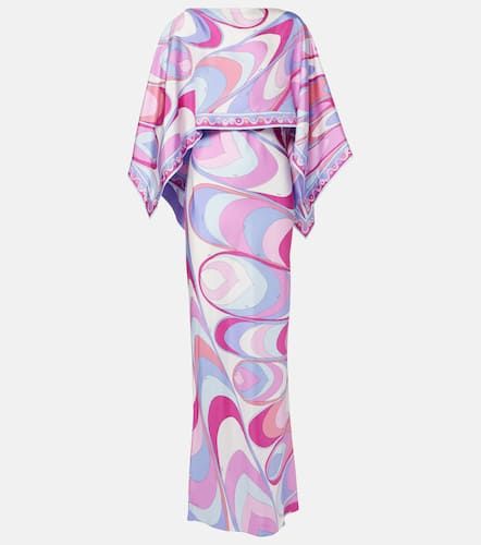 Pucci Robe longue imprimée en soie - Pucci - Modalova