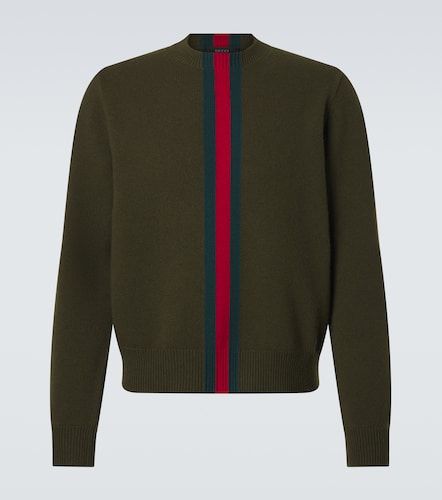 Gucci Pull Web Stripe en laine - Gucci - Modalova