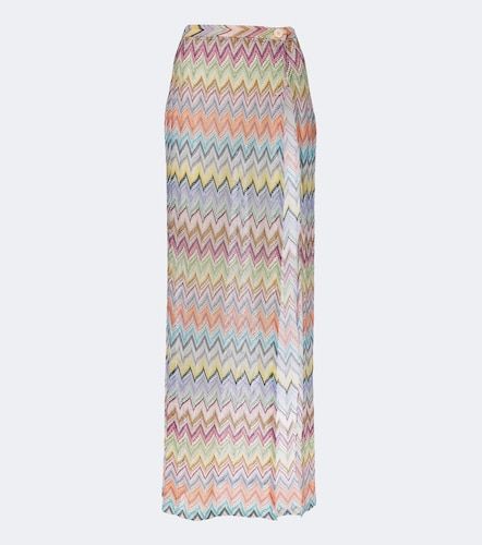 Jupe de plage Zigzag en lamé - Missoni - Modalova