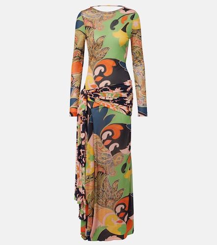 Robe drapée à motif cachemire - Etro - Modalova