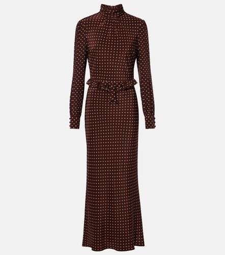 Alessandra Rich Robe longue à pois - Alessandra Rich - Modalova