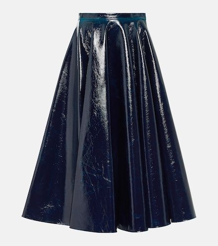 Alaïa Jupe midi en laine mélangée - Alaia - Modalova
