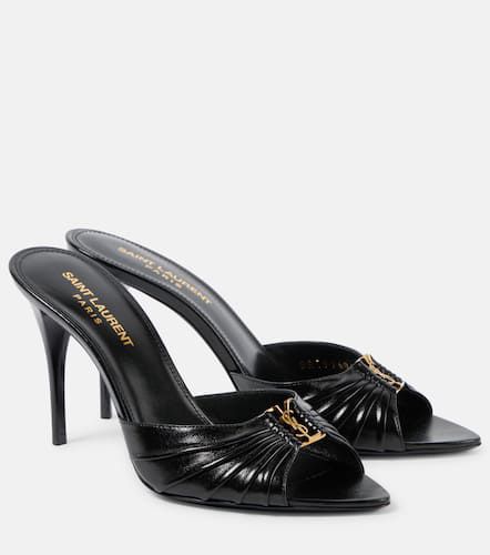 Mules Babylone 90 en cuir - Saint Laurent - Modalova