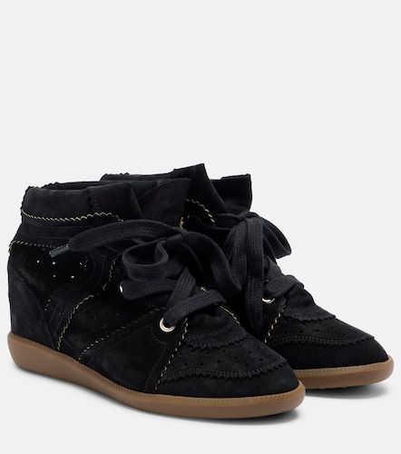 Baskets compensées Bobby en daim - Isabel Marant - Modalova