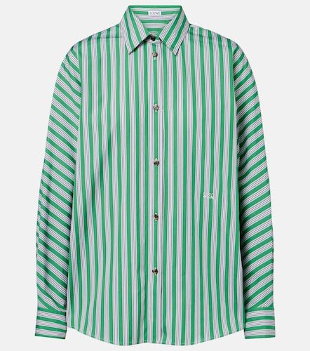 Chemise rayée en popeline de coton - Loewe - Modalova