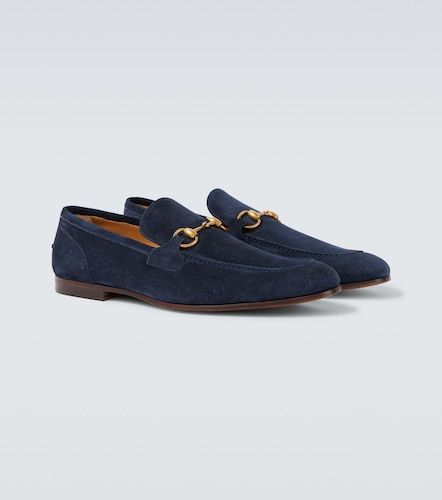 Mocassins Jordaan Horsebit en daim - Gucci - Modalova