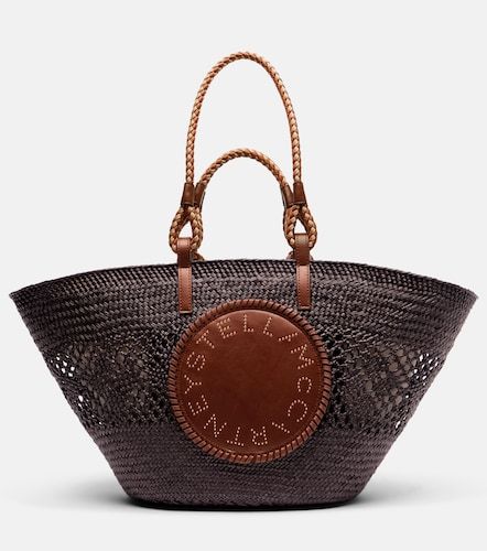 Cabas Large en raphia à logo - Stella McCartney - Modalova