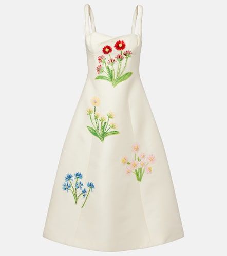 Robe Beatrice en laine et soie - Leo Lin - Modalova