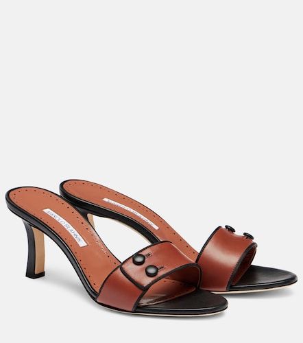 Mules Muluka 70 en cuir - Manolo Blahnik - Modalova